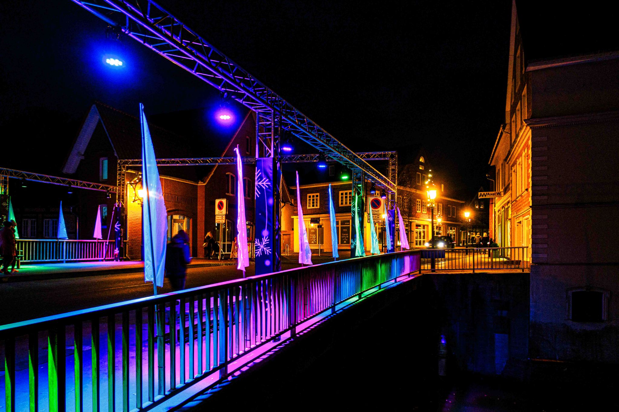 Otterndorf bei Nacht